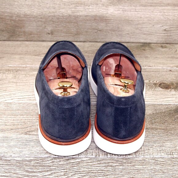 * NIB * $325 Allen Edmonds CARSON Loafer 14 D Navy Suede * add $15 new Trees main image 10